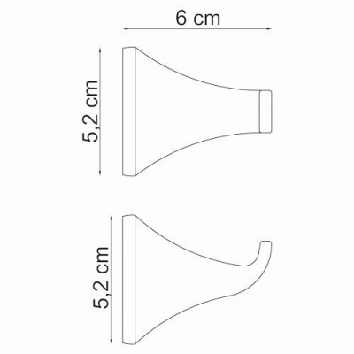 Wern K-2523 Крючок (K-2523)