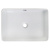 Раковина Creo Ceramique накладная прямоугольная 500*350*120мм, цвет белый глянец (PU3500)