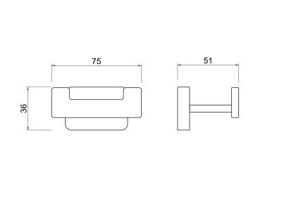 Крючок двойной AQUATEK ЛИБРА (AQ4302CR)