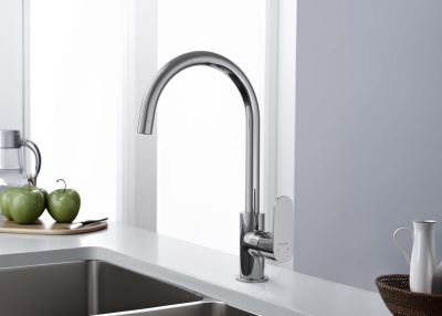 Смеситель для кухни AQUATEK ОБЕРОН (AQ1282CR)