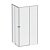 Душевое ограждение Am.Pm X-Joy Square Slide 100х80, мат хром, прозрачное (W94G-403-10080-MТ)