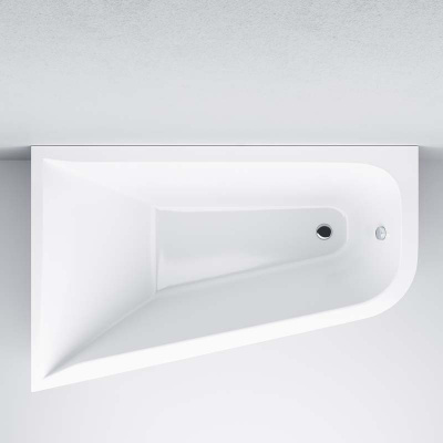 Ванна акриловая ассиметричная 160x100, левосторонняя AM.PM Spirit (W72A-160L100W-A2)