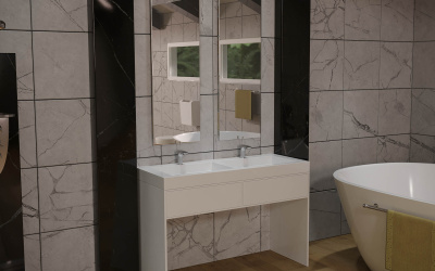 Умывальник ESSE от 115x45х8 (D F 550/1)