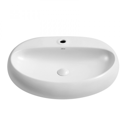 Раковина накладная ABBER Bequem белая (AC2112)