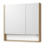 Зеркальный шкаф Aquaton Сканди 90 Белый/Дуб Рустикальный (1A252302SDZ90)