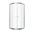 Душевая ширма Тритон Альфа-Хром 90х90, 1/4 круга (1 место) (Щ0000051621)