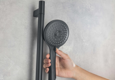 Ручной душ 3jet AQUATEK, матовый черный (AQ2003MB)