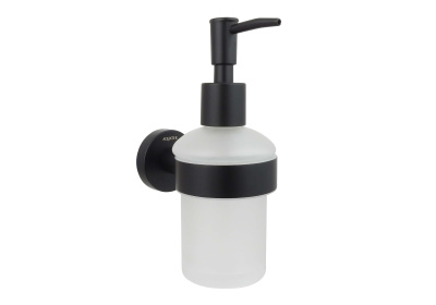 Дозатор AQUATEK, матовый черный ВЕГА (AQ4005MB)