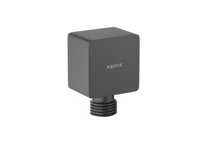 Шланговое подсоединение AQUATEK, матовый черный (AQ2459MB)