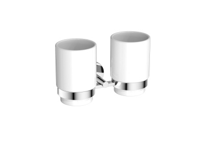 Стакан с держателем двойной AQUATEK БЕТТА (AQ4617CR)