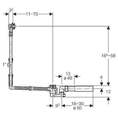 Слив-перелив - Geberit (150.525.21.1)