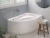 Акриловая ванна Roca Welna 160x100 асимметричная правая белая (248643000)