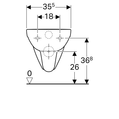 Унитаз подвесной Geberit Renova Comfort (208520000)