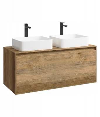 Подвесная тумба Aqwella Mobi 120 см с двумя ящиками: основной и внутренний, скрытый за фасадом. Цвет дуб балтийский; с умывальником (MOB0112DB+MOB0712DB) Подвесная тумба Aqwella Mobi 120 см с двумя ящиками: основной и внутренний, скрытый за фасадом. Цвет дуб балтийский; с умывальником (MOB0112DB+MOB0712DB)