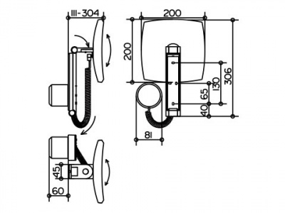 Косметическое зеркало Keuco iLook_move (17613019000)