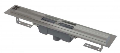 APZ1 Водоотводящий желоб с порогами для перфорированной решетки вертикальный сток, 750 мм (APZ1001S-750) APZ1 Водоотводящий желоб с порогами для перфорированной решетки вертикальный сток, 750 мм (APZ1001S-750)