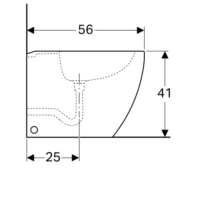 Биде напольное GeberitCitterio (500.538.01.1)