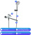 Gappo смеситель для ванны/белый/хром (G2203-8)