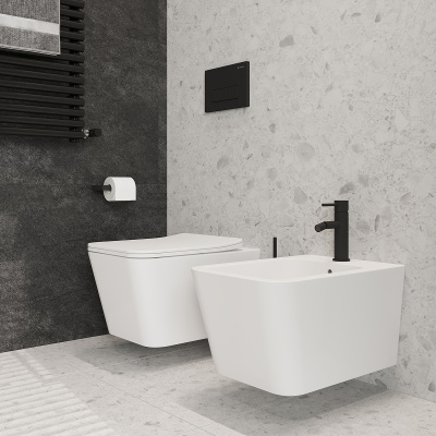 Биде подвесное Aqueduto MACIO 525*370, белый глянцевый (MAC0310)