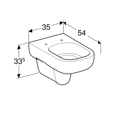 Унитаз подвесной Geberit Smyle (500.211.01.1)