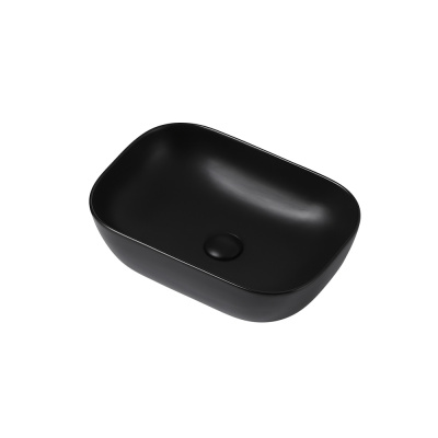 Раковина накладная ABBER Rechteck черная матовая (AC2200MB)