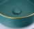 Донный клапан Bronze de Luxe зеленый без перелива (керамическая крышка) (1001G)
