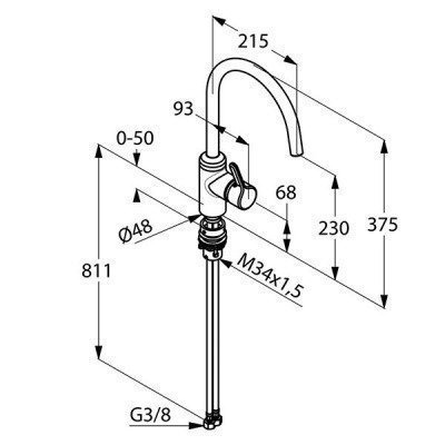 Смеситель для кухни  Kludi  -  BINGO STAR (428570578)