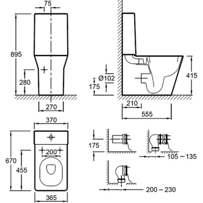 Бачок для унитаза Jacob Delafon - Reve (E4809-00)