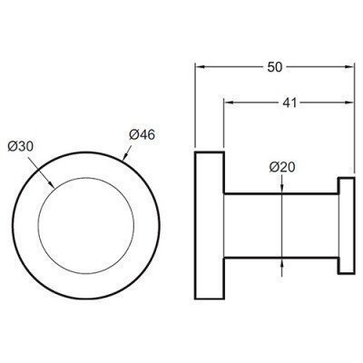 Крючок Jacob Delafon - EO CLASSIQUE (E77826-CP)