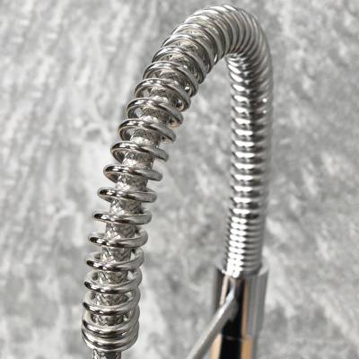 Смеситель для кухни PAINI Cox гибкий излив, хром (CR) (78CR557PEKM)