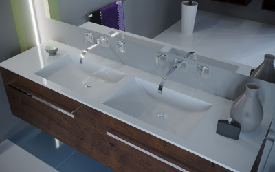 Умывальник ESSE от 130x45х17 (D F 600/4)