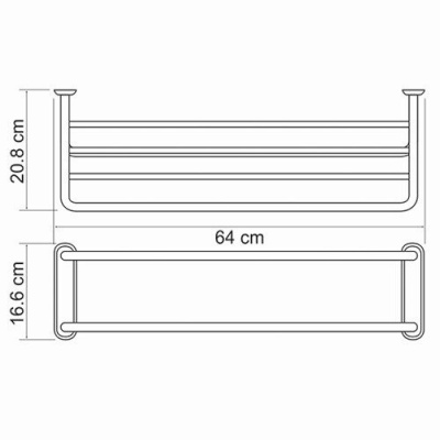 K-888 Полка для полотенец (K-888) K-888 Полка для полотенец (K-888)