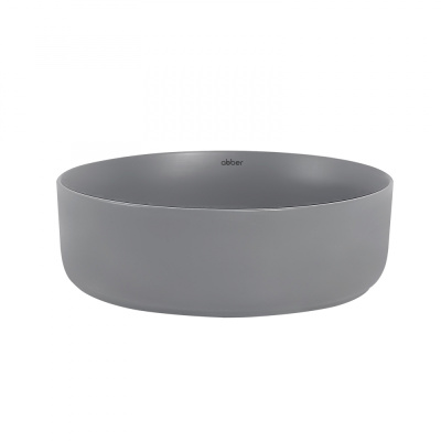 Раковина накладная ABBER Bequem серая матовая (AC2108MG)