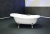 Ванна AQUA DE MARCO Edelweiss /Каменная/белая/серебрянные ножки (170см*78см*75см) (1170WSEDE)