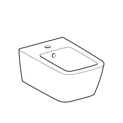 Биде подвесное Geberit 
iCon Square
 (231910000)