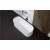 Ванна акриловая RIHO DEVOTION FREE 180 VELVET - Белый MATT RIHO FALL (заполнение через перелив) - Хром 180x71x60 (BD26C1500000000)