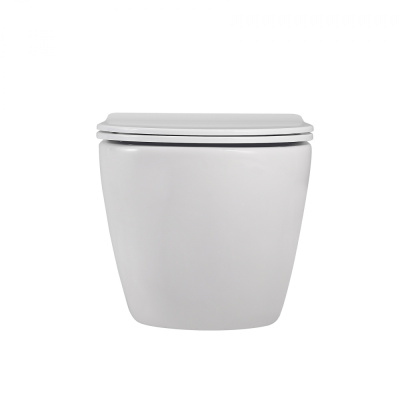 Унитаз ABBER Bequem подвесной белый, безободковый (AC1100)