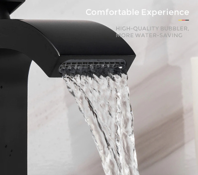 Gappo смеситель для раковины, чёрный (G1007-6)