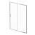 AM.PM Gem Solo Дверь душевая 150х195, стекло прозрачное, профиль матовый хром (W90G-150-1-195MT)