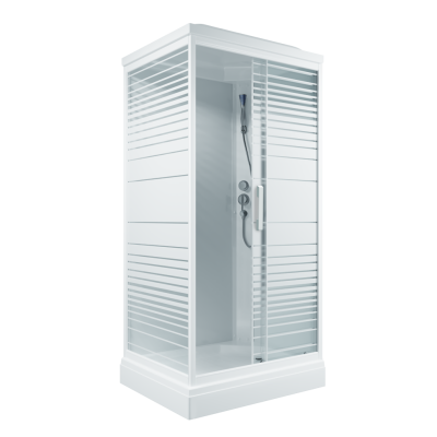 Душевая кабина Тритон "Квадро 100*80 А" прямоуг. низ. подд., Белый, Полосы, ДН4 (8 мест) (Щ0000045506) Душевая кабина Тритон "Квадро 100*80 А" прямоуг. низ. подд., Белый, Полосы, ДН4 (8 мест) (Щ0000045506)