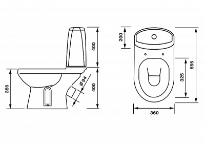 Унитаз "Лея" Люкс (41301130311)