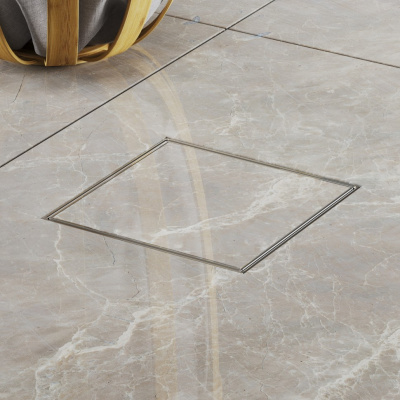 Душевой трап с решеткой под плитку PAINI 150х150 мм (C1381A)