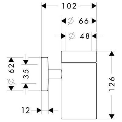 Держатель для зубных щеток Hansgrohe - Logis (40518000) Держатель для зубных щеток Hansgrohe - Logis (40518000)