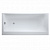 Ванна прямоугольная CERSANIT SMART 170x80 правая (63351)