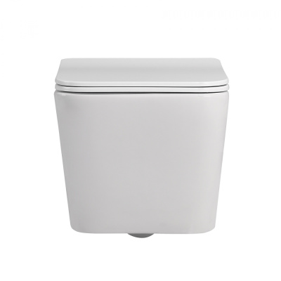 Унитаз ABBER Rechteck подвесной белый, безободковый (AC1201)