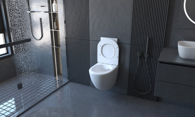 Унитаз ABBER Bequem подвесной белый, безободковый (AC1100)