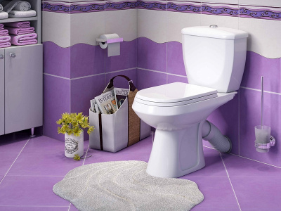 Унитаз "Элисса-Антивсплеск" Комфорт с микролифтом (43301130306)