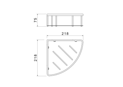 Угловая полка AQUATEK (AQ4926CR) Угловая полка AQUATEK (AQ4926CR)