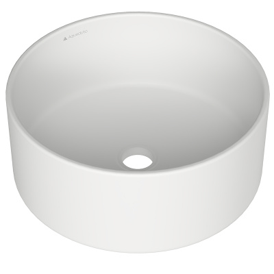 Раковина накладная Aqueduto ESPIRAL круглая D400, белый матовый (ESP0120)