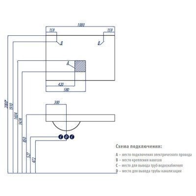 Зеркало AQUATON - Отель 100 (1A107402OT010) Зеркало AQUATON - Отель 100 (1A107402OT010)